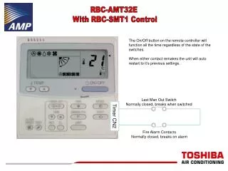 RBC-AMT32E With RBC-SMT1 Control