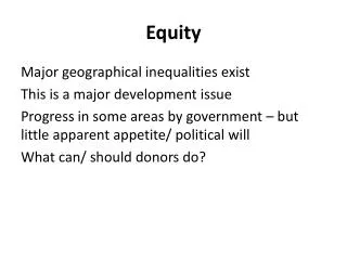 Equity