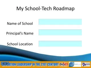 My School-Tech Roadmap