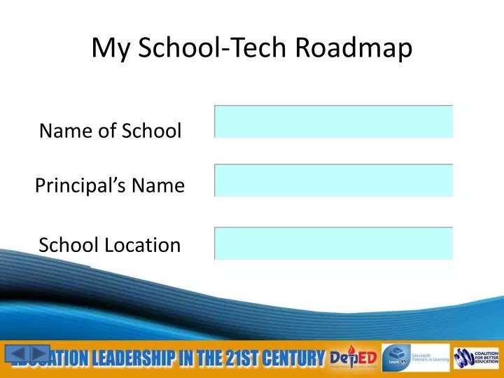my school tech roadmap