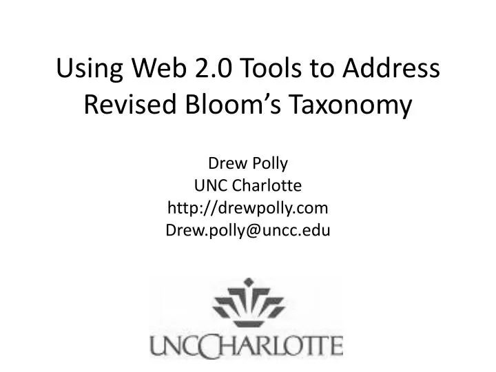 using web 2 0 tools to address revised bloom s taxonomy
