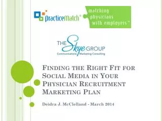 Finding the Right Fit for Social Media in Your Physician Recruitment Marketing Plan