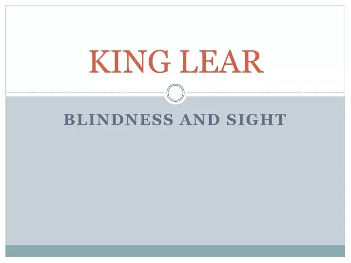 king lear