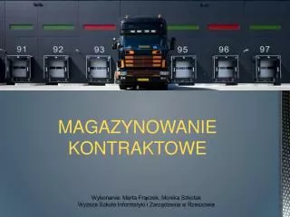 magazynowanie kontraktowe