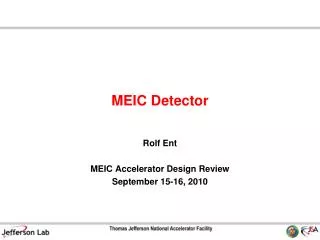 MEIC Detector