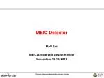MEIC Detector - slide 1