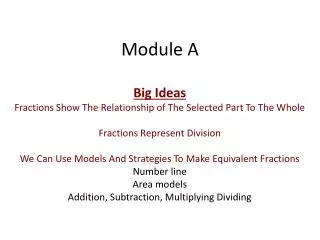 Module A