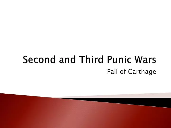 second and third punic wars