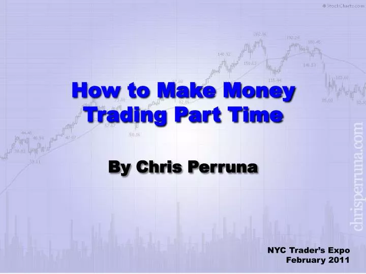 how to make money trading part time