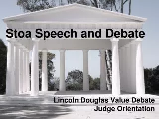 Stoa Speech and Debate