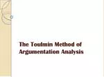 PPT - Structuring And Analyzing Arguments: The Classical, Toulmin, And ...