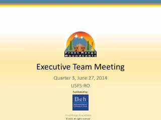 Executive Team Meeting