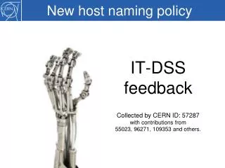 New host naming policy