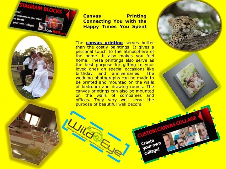 canvas printing connecting you with the happy times you spent