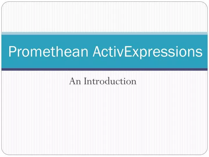 promethean activexpressions