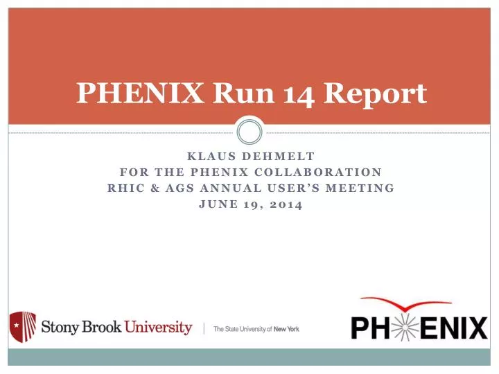 phenix run 14 report