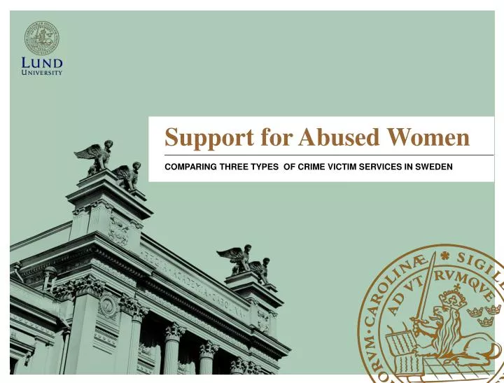 PPT - Support For Abused Women PowerPoint Presentation, Free Download ...