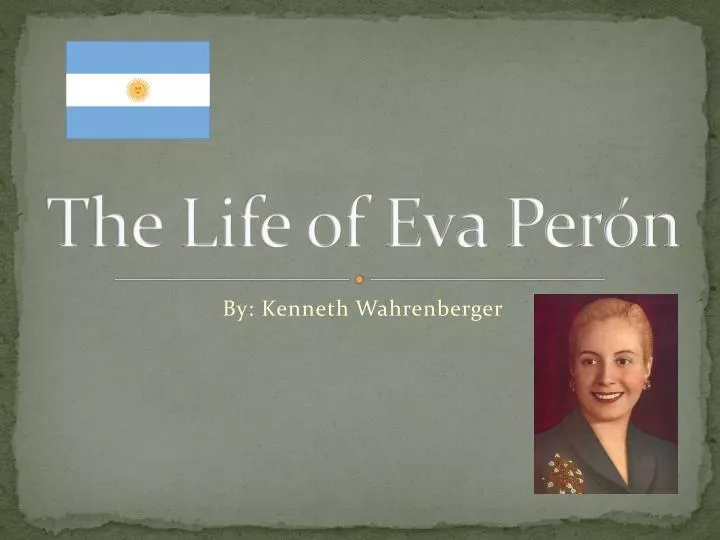 the life of eva per n