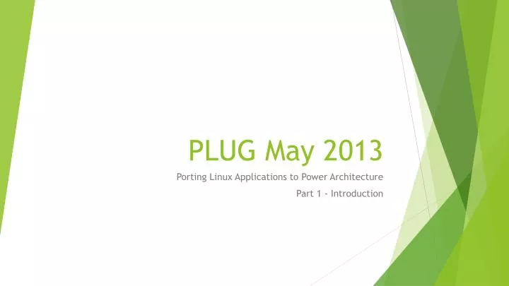 plug may 2013