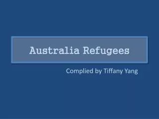 Australia Refugees