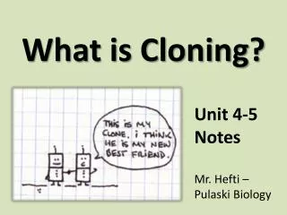 What is Cloning?