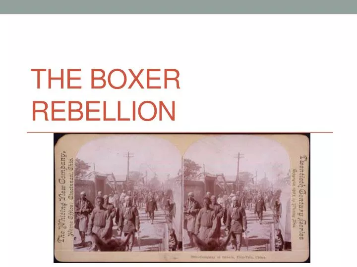 the boxer rebellion