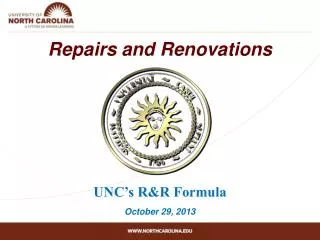 Repairs and Renovations