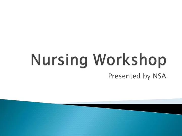 nursing workshop