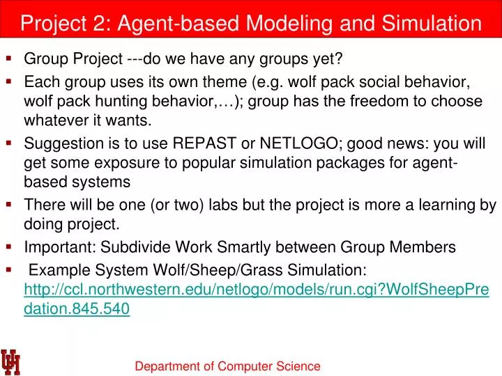 project 2 agent based modeling and simulation of wolf pack behavior