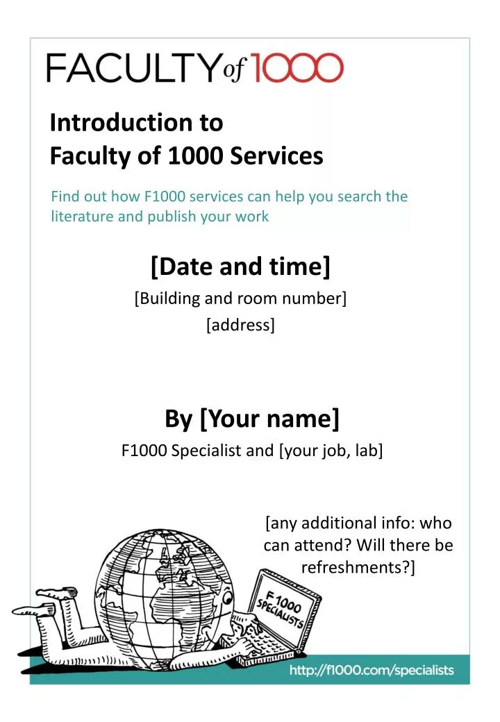 introduction to faculty of 1000 services