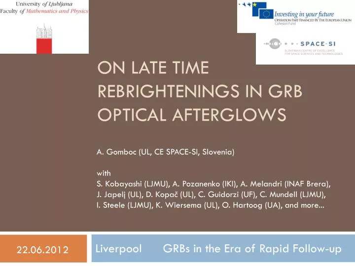 on late time rebrightenings in grb optical afterglows