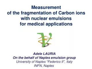 Measurement of the fragmentation of Carbon ions with nuclear emulsions for medical applications