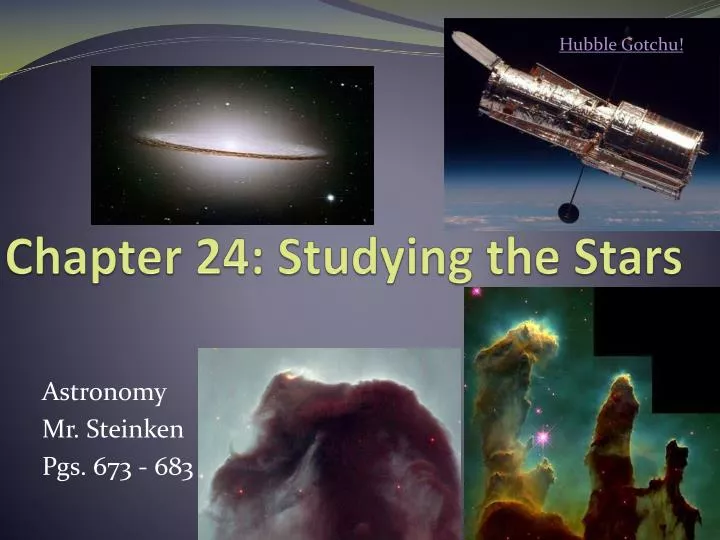 chapter 24 studying the stars