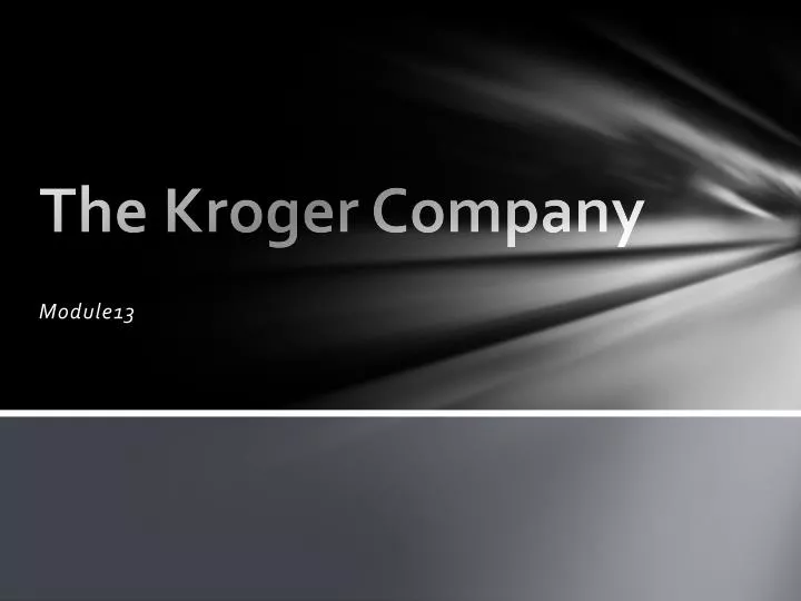 the kroger company