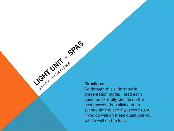 light unit spa5