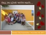 Fall in Love With Haiti… - slide 1