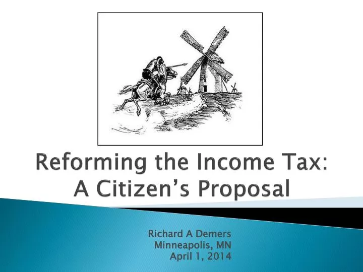 reforming the income tax a citizen s proposal