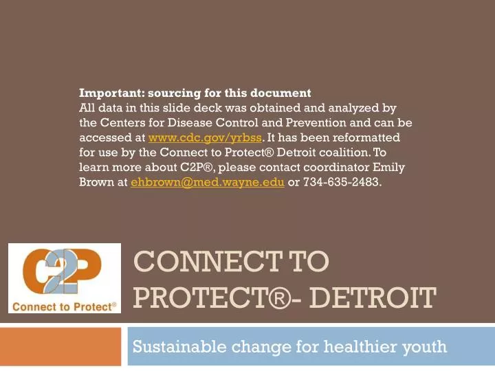 connect to protect detroit