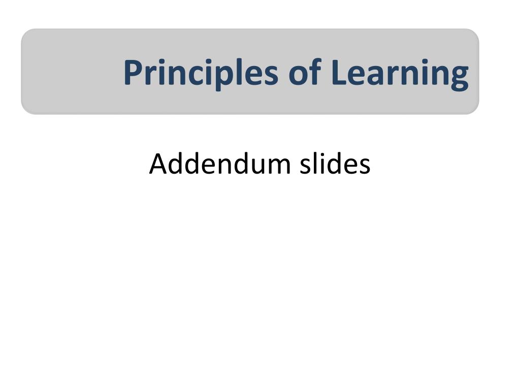 PPT - Addendum slides PowerPoint Presentation, free download - ID:2558165