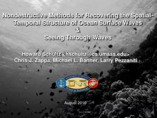 Nondestructive Methods for Recovering the Spatial- Temporal Structure of Ocean Surface Waves &amp;