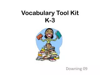 vocabulary tool kit k 3