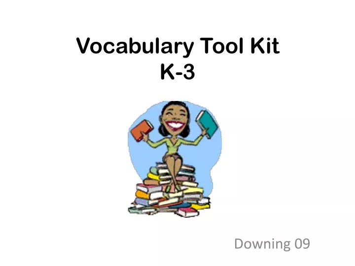 vocabulary tool kit k 3