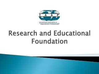 Research and Educational Foundation