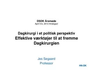 Jes Søgaard Professor