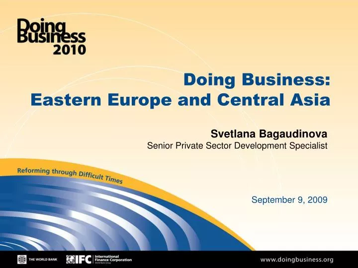 doing business eastern europe and central asia