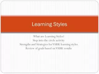 Learning Styles