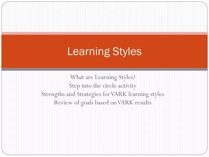 learning styles