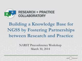 Building a Knowledge Base for NGSS by Fostering Partnerships between Research and Practice