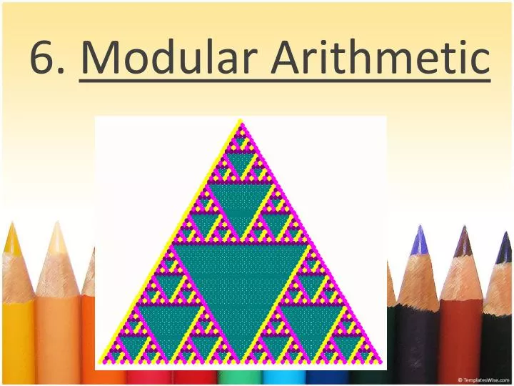 6 modular arithmetic