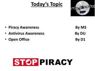 Piracy Awareness By MS